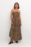 Kaffe Kaamber Maxi Smock Dress Kvinde Classic Leopard Maxi Kjoler Str ...