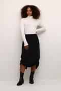 Cream Crbemah Skirt Kvinde Pitch Black Midi Nederdele Str 40 - hos Mag...