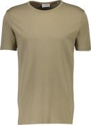 Lindbergh Basic Oneck tee S/S Mand Mid Sand Kortærmede T-shirts Relaxe...