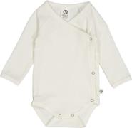 Müsli by Green Cotton Rib l/s Body Str 44 - Balsam Cream Langærmede Bo...