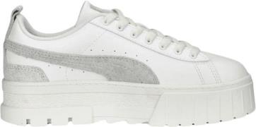 Puma Mayze Thrifted Kvinde Puma White Sneakers Str 38 - Gummi hos Maga...