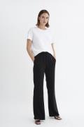 InWear Zheniw Pants Kvinde Sort Bukser Med Lige Ben Regular Fit Str 40...