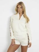 GUESS Britney Full ZIP Sweatshirt Kvinde Ocean Salt Toppe Str L - hos ...