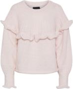 Pieces Pcrikka LS Oneck Knit BC Kvinde Ballerina Langærmede Bluser Str...