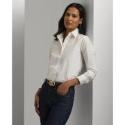 Lauren Ralph Lauren Noiron Button-down Shirt Kvinde Hvid Langærmede Sk...