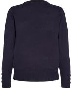 Micha BB Jumper_BB Springviscoseknit Kvinde Navy Sweaters Str XXL - ho...