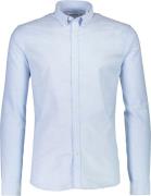 Lindbergh Oxford Skjorte Mand Blå Langærmede Skjorter Slim Fit Str L -...