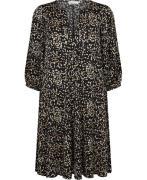 Karen by Simonsen Indiekb Dress Kvinde Black Dot Korte Kjoler Str 44 -...