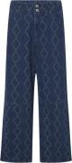 HUNKØN Trinity Trousers Kvinde Dark Denim Bukser Str M - Denim hos Mag...