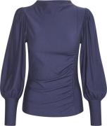 Gestuz Rifagz Puff Blouse Noos Kvinde Mood Indigo Langærmede Bluser St...