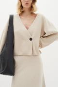 InWear Kayllaiw Cardigan Kvinde Haze Melange Cardigans Str L - hos Mag...