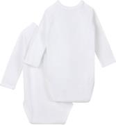 Petit Bateau 2 Bodies Naiss ML Varian3m Str 3M - Variante 1 Langærmede...