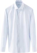 ETON Contemporary Fit Light Blue Striped Cotton Tencel Lyocell Shirt M...