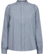 Lollys Laundry Linall Shirt LS Kvinde Blue Langærmede Skjorter Str L -...