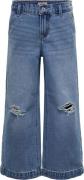 ONLY Kogcomet Wide Dest Jeans Pim006 Str 158 - Light Blue Denim Jeans ...