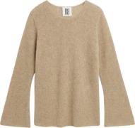 By Malene Birger Cyrema. Kvinde Twill Beige Sweaters Str M - Uld hos M...