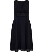 Christian Berg CK,wst Lace Tape Kvinde Night Blue Midi Kjoler Str 48 -...