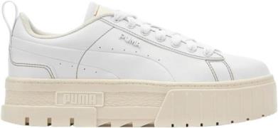 Puma Mayze Infuse Kvinde Puma White Sneakers Str 38 - Læder hos Magasi...