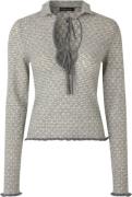 Stine Goya Mikana, 1859 Fluffy Light Knit Kvinde Grey Stone Langærmede...