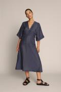 MUNTHE Melanie Dress Kvinde Navy Midi Kjoler Str 40 - hos Magasin