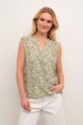 Cream Crtiah Blouse Kvinde Graphic Flower Print Toppe Str 42 - hos Mag...