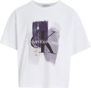 Calvin Klein Short Sleeve Tshirt Str 10 år - Yaf Kortærmede T-shirts B...