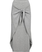 REMAIN Jersey Wrap Skirt Kvinde Glacier Gray Maxi Nederdele Str 42 - h...