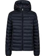 Tommy Hilfiger LW Padded Global Stripe Jacket Kvinde Desert Sky Dunjak...