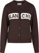 Blanche Latifahbl Cardigan Kvinde Major Brown Cardigans Str XL - Uld h...