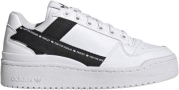 adidas Forum Bold Kvinde White Sneakers Str 41 1/3 - Læder hos Magasin