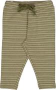 Wheat Jersey Bukser Manfred Str 2 år / 92 cm - Heather Green Stripe Bu...