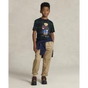 Polo Ralph Lauren Polo Bear Plaid Cotton Jersey Tee Str L - Blackwatch...