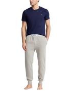 Polo Ralph Lauren Cotton Jersey Crewneck Sleep Tee Mand Blå Kortærmede...