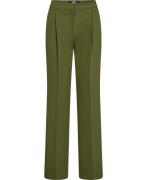 Karl Lagerfeld Tailored Pants Kvinde Pesto Green Bukser Med Lige Ben S...