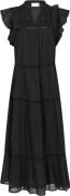 Neo Noir Ankita S Voile Dress Kvinde Black Maxi Kjoler Str 40 - hos Ma...