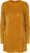 Stine Goya Odis, 1829 Sequins Jersey Kvinde Gold Korte Kjoler Str XS -...