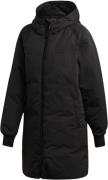 adidas Originals Long Down Jacket Kvinde Sort Dunjakker Str 40 - Polye...