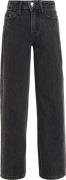 Calvin Klein HR Wide LEG Optic Washed Black Str 8 år - 1by Bukser hos ...