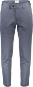 Lindbergh Structure Stretch Club Pants Mand Blå Chinos Str L - hos Mag...