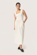 Soaked in Luxury Slsimone Phoebe Dress Kvinde Whisper White Maxi Kjole...