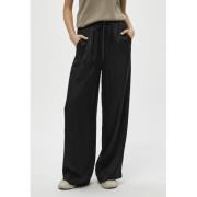 Minus Kamia Pants 1 Kvinde Sort Bukser Med Brede Ben Str 40 - Polyeste...