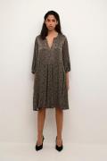 Karen by Simonsen Justinekb Indie Dress Kvinde Brushed Choco Dot Korte...