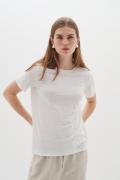 InWear Elisabethiw Alma Tshirt Kvinde Pure White Kortærmede T-shirts R...