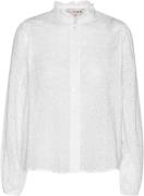 A-VIEW Karla Shirt Kvinde White Langærmede Bluser Str 40 - hos Magasin