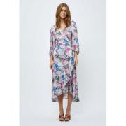 Minus Mercy Maxi Dress 3 Kvinde Super Pink Print Midi Kjoler Str 42 - ...