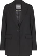 Mos Mosh Bine Leia Blazer Kvinde Black Blazere Str 40 - hos Magasin