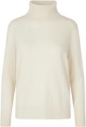 Rosemunde Wool & Cashmere Pullover Kvinde Hvid Rullekraver Str XL Cash...