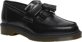 Dr. Martens Adrian Black Polished Smooth Kvinde Black Loafers Str 40 -...