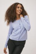 Magasin Mabel 3 100% Cashmere Kvinde Light Blue Cardigans Str L Cashme...