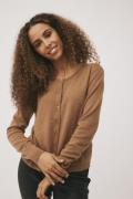 Magasin Mabel 3 100% Cashmere Kvinde Camel Cardigans Str L Cashmere